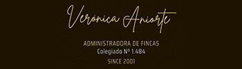 Verónica Aniorte - Administradora de fincas. Colegiado nº 1484. Since 2001